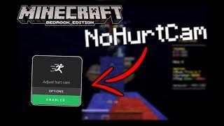 [OUTDATED] How to get NoHurtCam on minecraft BEDROCK edition!