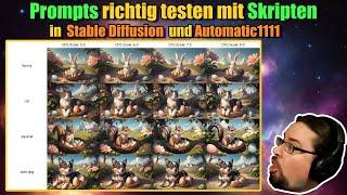 Prompts richtig testen mit Skripten in Stable Diffusion und Automatic1111 | Guide