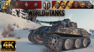 VK 28.01 mit 10,5 cm L/28 - Glacier map - 10 kills - 4,4k damage Kolobanov World of Tanks replay 4K