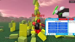 Roblox script showcase:Sonic hub