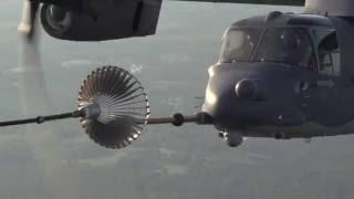 See an Air Force CV-22 Osprey Aerial Refueling