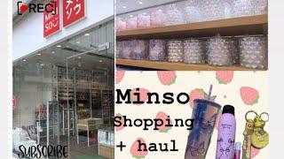 Shopping in miniso vlog + haul (subscribe)