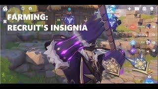 Recruit's Insignia Farming Route 6min run | Genshin Impact