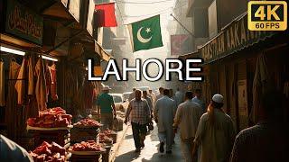  Lahore, Pakistan EYE-OPENING Walking Tour in 4K 60FPS