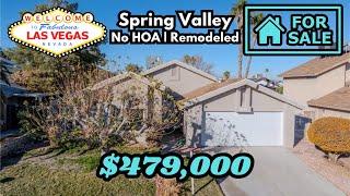 Affordable Single Story Home for Sale | Spring Valley | No HOA | Remodeled Home in Las Vegas