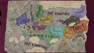 CK3 Timelapse but all there are only historical de jure empires at start