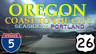 Time Lapse Drive: Oregon Coast to the City - Seaside to Portland