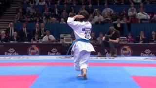 Final Female Kata  Rika Usami of Japan  宇佐美 里香。空手 HD