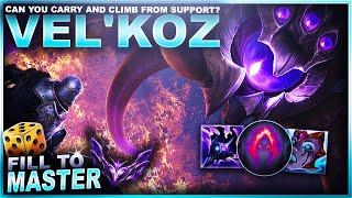 CAN YOU CARRY AND CLIMB FROM SUPPORT? VEL'KOZ! | League of Legends