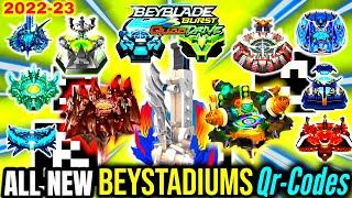 All NEW Beystadiums QR CODES 2024-25 | BEYBLADE BURST QUADDRIVE APP