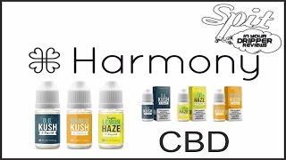 E-JUICE REVIEW - HARMONY E-LIQUIDS (CBD)