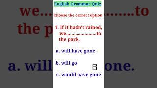 Conditional Sentences,if -clause for  Competitive Exam#shorts#English grammar quiz