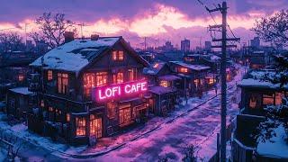 Cozy Winter Lofi Beats  Lofi Japanese Town Walk  Lofi 80s & 90s Nostalgia