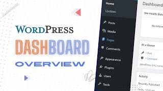 ওয়ার্ডপ্রেস ড্যাশবোর্ড পর্যালোচনা | WordPress Dashboard Overview | Sofol IT