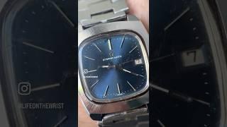 Who’s ready for summer? Steel Eternamatic with blue dial from @eternawatches1281