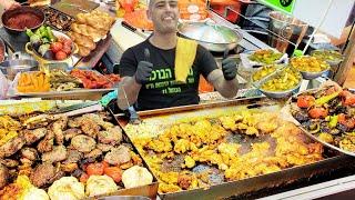 Orgy Of Street Food In ISRAEL- Middle Eastern Dishes and Food | Carmel Market Tel Aviv