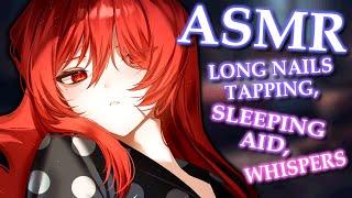 Anime Mafia Boss Sleepy Time【ASMR Binaural Audio】LIVE Vtuber | Nails Tapping, Close Whispers