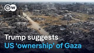 Trump faces international backlash over Gaza remarks | DW News