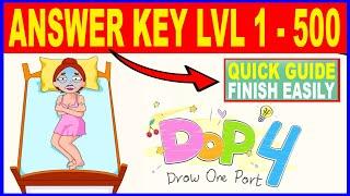 DOP 4 LEVEL 1 to 500 - EASY GUIDE - DOP 4 Draw One Part All Levels Max