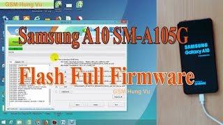 Flash Firmware Samsung A10 SM-A105G Android 9.0 by Odin 3.13.3