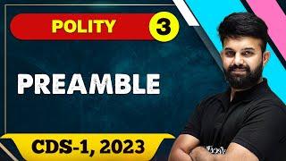 Polity 03 : Preamble || CDS -1 2023