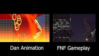 Shin Sonic Part 6 | Game/Cover x FNF Animation Comparison