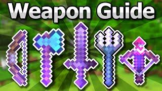 The Ultimate Minecraft 1.21 Weapons Guide - Sword, Bow, Axe, Trident & Crossbow Compared