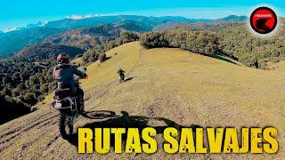 RUTAS SALVAJES en MOTO.   Viaje OFFROAD por Granada con motos trail