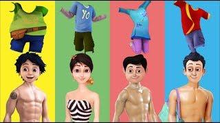 Wrong Clothes Shiva ANTV and Friends Finger Family Song Nursery Rhymes for Kids and Toddlers