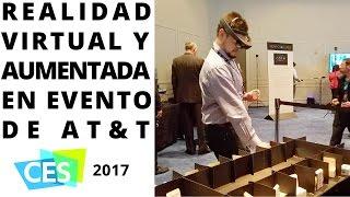 Realidad aumentada y realidad virtual en evento de AT&T en Las Vegas