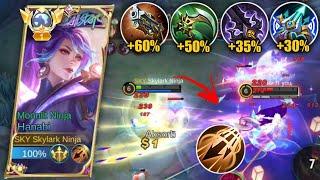 WTF DAMAGE!! BEST BUILD FOR HANABI 2023 ( hanabi best build 2023 )