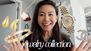 JEWELRY COLLECTION 2024 | everyday jewelry ft. Cartier, VCA, Mejuri, Rolex - what's worth it?