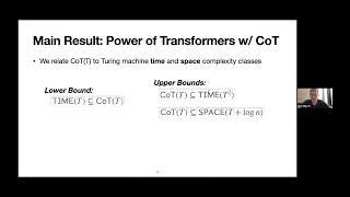 Will Merrill: The Expressive Power of Transformers with Chain of Though