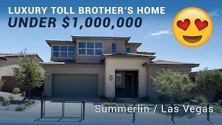 STUNNING Contemporary Luxury Home in Las Vegas Starting Under $1M - Toll Brothers - Alba Elite Model