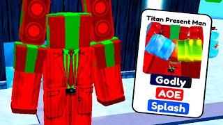 I Got GODLY Titan Present Man in Toilet Tower Defense