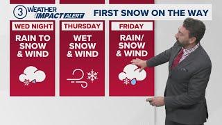 First snow of the season this week: Cleveland weather forecast for November 18, 2024