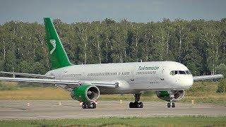 [+ ATC] Turkmenistan Airlines Boeing 757-22K EZ-A011 | Domodedovo Airport (Russia, Moscow)