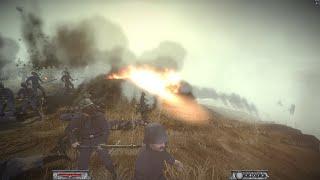 48 Flame-troopers block 5000 French riders (Total War Napoleon: WW1 Mod)