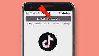 Fix tiktok search not working on android | Couldn't load try again problem solve