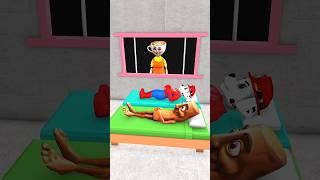 GTA V - Marshall & Tung Tung Sahur Lazer vs Cappuccino #pawpatrol  #funny #squidgame #gta
