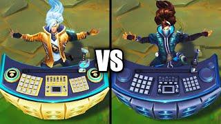 True Damage Yasuo vs Prestige True Damage Yasuo Skins Comparison (League of Legends)