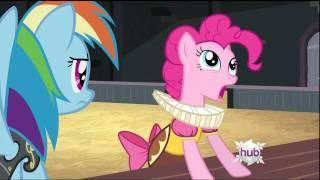 Pinkie Pie - Well, it's only 'cause you mean old pegasusususes are making it snow like crazy!