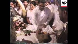 Sri Lanka - Opposition Leader Is Cremated