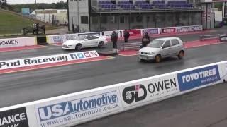 Suzuki Alto vs Toyota MR2 - 1/4 Mile Drag Race