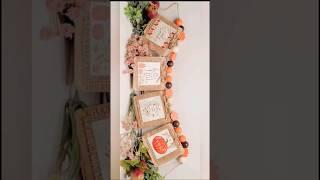 #fall #decor #Autumn #dollartreediy #farmhouse #falldiy #farmhousecalendars #budgetfriendlycrafts