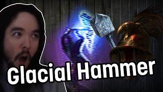 Playing Glacial Hammer with No Chest Armor