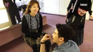 Behind the scene korean drama W Lee Jong-seok  Han Hyo-joo