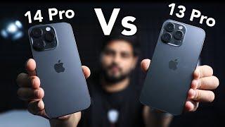 iPhone 13 Pro Vs iPhone 14 Pro in Depth Comparison | Camera | Gaming | Battery | Mohit Balani