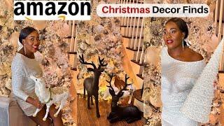 NEW!!  CHRISTMAS DECOR FINDS FROM AMAZON |  | GLAM STYLE HOME DECOR CHRISTMAS  MUST HAVES & HAUL