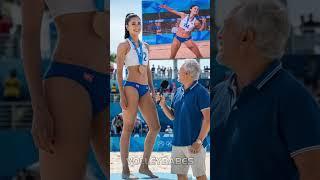 Cewek Tinggi Banget Ini Bikin Net Gemetar! #short #tallwomen #tallgirlfriend #tarian